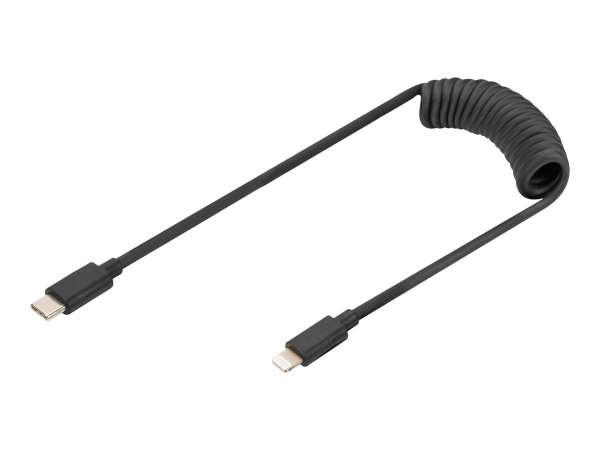 DIGITUS Lightning-Kabel - 24 pin USB-C männlich zu Lightning männlich