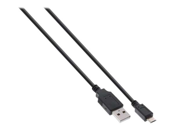 InLine Micro-USB 2.0 Kabel - Schnellladekab. - USB-A ST/Micro-B ST - schwarz - 2m