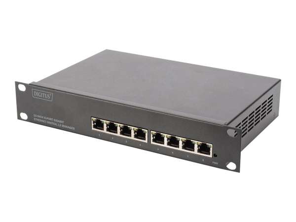 DIGITUS 10" Gigabit 8-Port L2+ Managed Switch