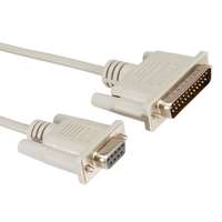 ROLINE Kabel seriell - DB-9 (W) zu DB-25 (M)