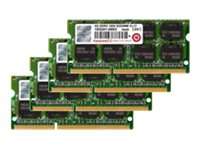 Transcend JetMemory - DDR3 - Kit - 16 GB: 4 x 4 GB - SO DIMM 204-PIN - 1600 MHz / PC3-12800 - CL11 -