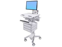 Ergotron Cart with LCD Pivot, 3 Drawers - Wagen - offene Architektur - für LCD-Display / PC-Ausrüstu