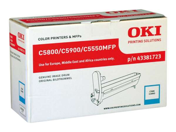 OKI Cyan - original - Trommeleinheit - für C5550 MFP