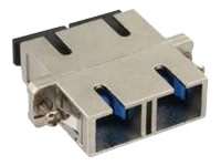 InLine LWL Metall-Kupplung - Duplex SC/SC - singlemode - Keramik-Hülse - zum Einbau