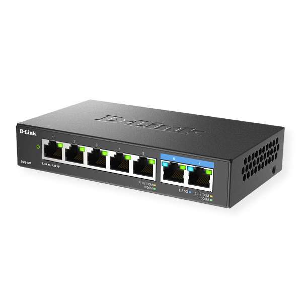 D-Link DMS-107 - Switch - unmanaged - 5 x 10/100/1000
