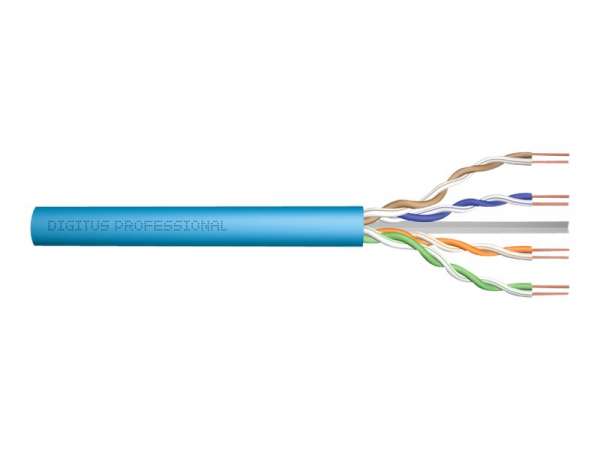 DIGITUS CAT 6A U/UTP Datenkabel - Verlegekabel, 100 m Paper Box, Simplex, Dca