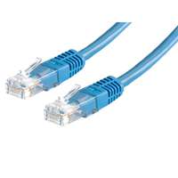 ROLINE Patch-Kabel - RJ-45 (M) - RJ-45 (M) - 1 m - UTP - ( Kategorie 5e ) - Blau