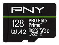 PNY PRO Elite Prime - Flash-Speicherkarte (SD-Adapter + Performance Prime-Kartenleser inbegriffen)