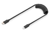 DIGITUS Lightning-Kabel - 24 pin USB-C männlich zu Lightning männlich
