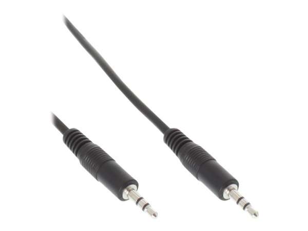 InLine Klinke Kabel - 3,5mm Stecker / Stecker - Stereo - 0,5m