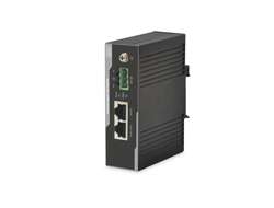 DIGITUS Industrieller Gigabit Ethernet PoE+ Injektor, 802.3 af/at, 60 W