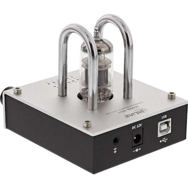 InLine AmpUSB - Hi-Res AUDIO HiFi DSD Kopfhörer-Röhrenverstärker - 384kHz/32-Bit