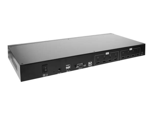 InLine HDMI 4x4 Multi View Matrix / Videowand Switch - 4 Eingänge auf 4 Ausgänge