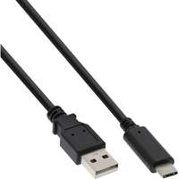 InLine USB 2.0 Kabel - USB-C Stecker an A Stecker - schwarz - 2m