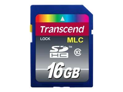Transcend Flash-Speicherkarte - 16 GB - Class