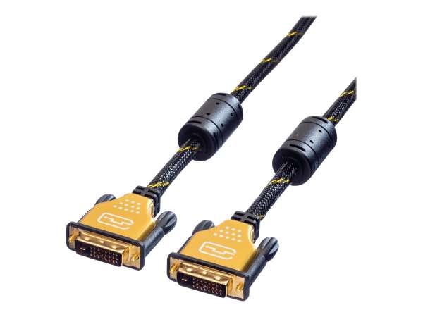 ROLINE Gold - DVI-Kabel - Dual Link - DVI (M)