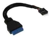 InLine USB 3.0 zu 2.0 Adapterk. int. - USB 3.0 / USB 2.0 Pfostenanschluss - 0,15m
