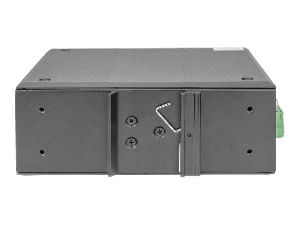 DIGITUS 7 Port Gigabit Ethernet Netzwerk PoE Switch, Industrial, Unmanaged, 1PD Port