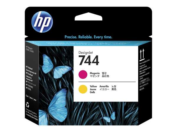 HP 744 - Gelb, Magenta - Druckkopf - für DesignJet