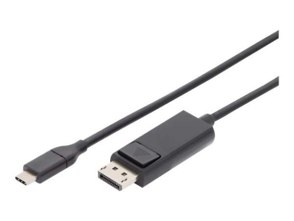 DIGITUS USB-C 3.2 Gen2 Adapter- / Konverterkabel, USB-C - DP