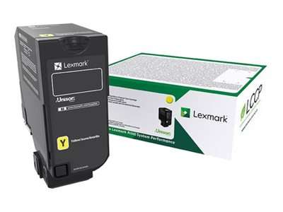 Lexmark Hohe Ergiebigkeit - Gelb - original