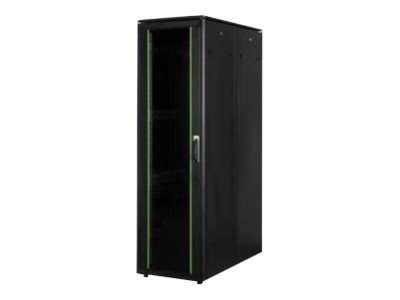 DIGITUS Professional Unique DN-19 42U-6/12-1B - Schrank Netzwerkschrank - Schwarz, RAL 9005 - 42HE -