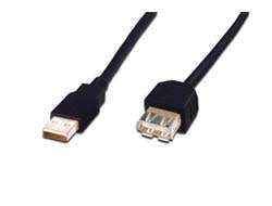 DIGITUS ASSMANN 200x USB2.0 Verlaengerungskabel USB A/M zu A/F bulk - Kabel - Digital/Daten
