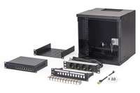 DIGITUS Netzwerk-Set SOHO Pro, 254 mm (10") - 6HE, 315 x 300 mm (B x T)