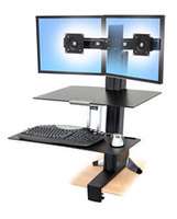 Ergotron WorkFit-S Dual Workstation - Stehender Tischwandler