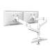 Ergotron LX Pro - Befestigungskit (Doppelarm) - für 2 LCD-Displays - Lochplatte-Montage - Aluminium
