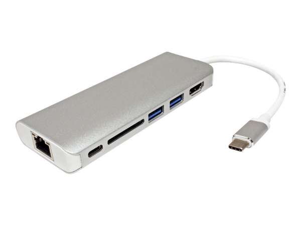 ROLINE Dockingstation - USB-C 3.1 - 1GbE