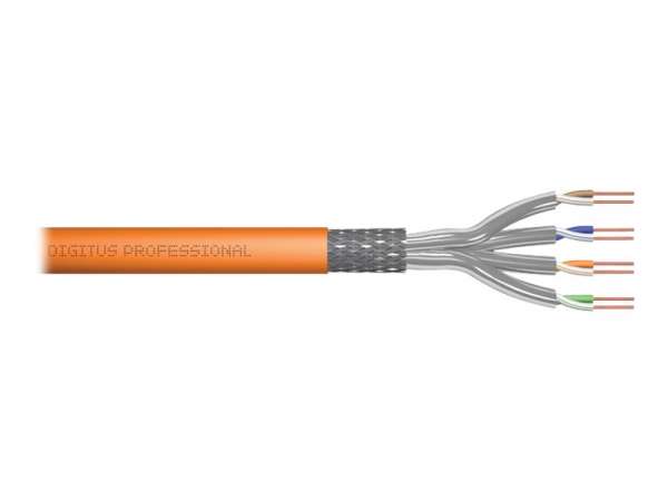 DIGITUS CAT 7 S/FTP Datenkabel - Verlegekabel, 100 m, Simplex, Dca-s2, d1, a1