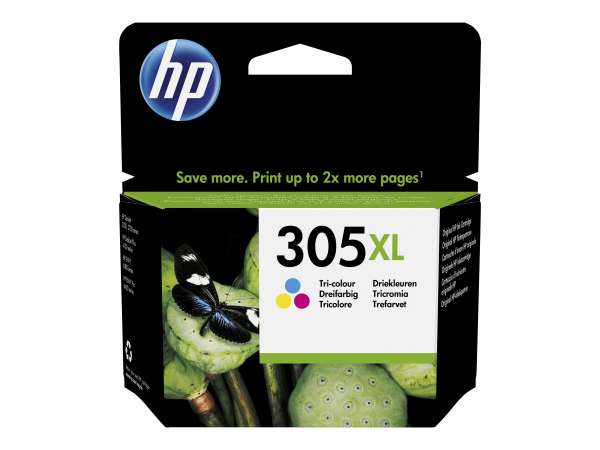 HP Tinte 3YM63AE 305XL XL c m y - Original - Tintenpatrone - Original - Tintenpatrone