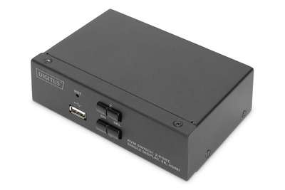 DIGITUS KVM-Switch, 2-Port, Single-Display, 4K, HDMI®