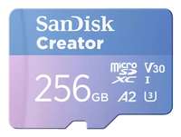 SanDisk Creator - Flash-Speicherkarte (microSDXC-an-SD-Adapter inbegriffen)