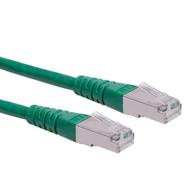 ROLINE Patch-Kabel - RJ-45 (M) - RJ-45 (M) - 20 m - SFTP - ( Kategorie 6 ) - grün