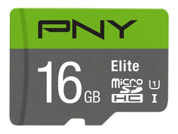 PNY Elite - Flash-Speicherkarte (microSDHC/SD-Adapter inbegriffen)