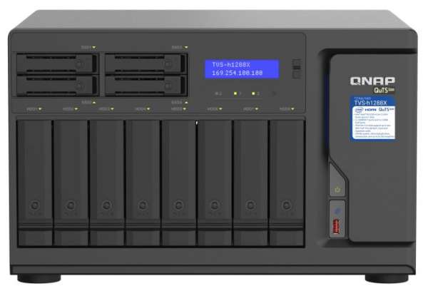 QNAP TVS-h1288X - NAS-Server - 12 Schächte - SATA 6Gb/s