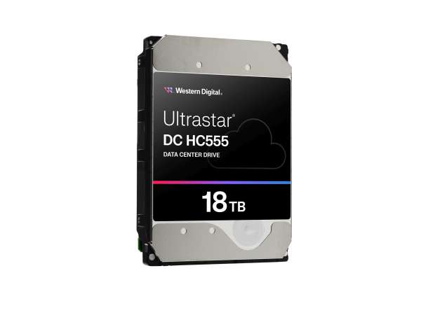 WD Ultrastar DC HC555 - Festplatte - Rechenzentrum - 18 TB - intern - 3.5" (8.9 cm)
