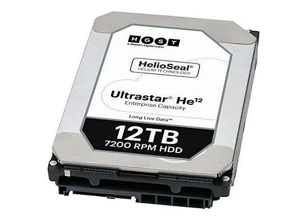 WD Ultrastar DC HC520 HUH721212ALE600 - Festplatte - 12 TB - intern - 3.5" (8.9 cm)