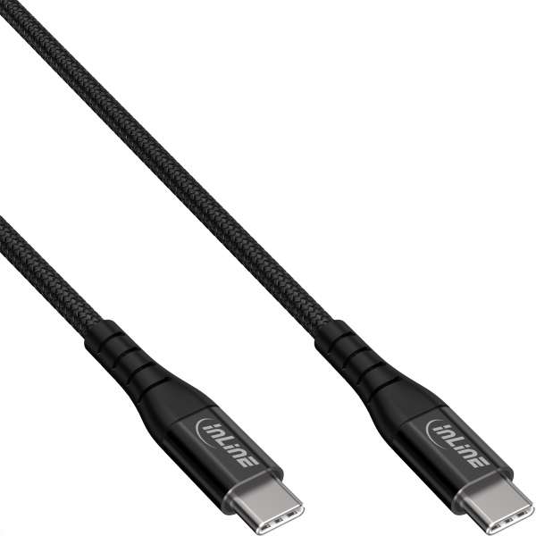 InLine USB 2.0 Kabel - USB-C Stecker/Stecker Schnellladekabel 100W - 1m