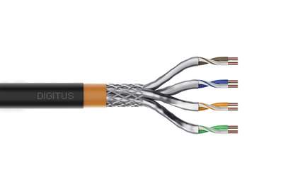 DIGITUS CAT 7 S/FTP Datenkabel - Erdverlegekabel, 500 m, Simplex, PE