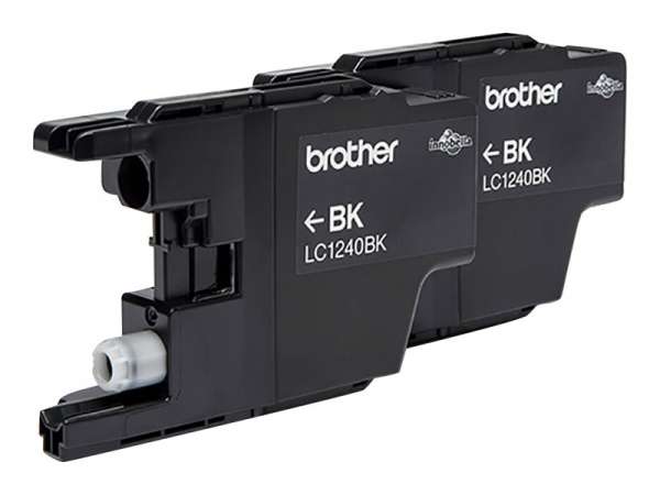 Brother CARTDRIDGE LC-1240BK Twin pack 2XLC-1240BK BLISTER IN - Original - Tintenpatrone