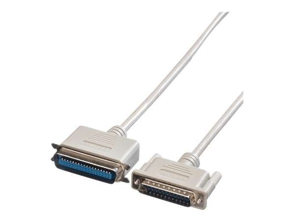 ROLINE Druckerkabel - DB-25 (M) zu Centronics 36-Polig (M)