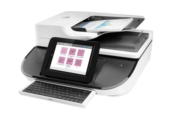 HP Digital Sender Flow 8500fn2 - Dokumentenscanner - Flachbettscanner: CCD / ADF: CIS - Duplex - 216