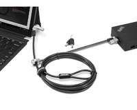 Lenovo Kensington NanoSaver Twin Head Nano/MS 2.0 MasterKey - Sicherheitskabelschloss - Schwarz