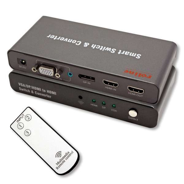ROLINE Videokonverter - HDMI, DisplayPort, VGA
