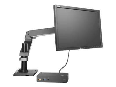 Lenovo höhenverstellbarer - Monitorarm - bis zu 63,5 cm (bis zu 25 Zoll)