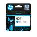 HP 925 Cyan Original Ink Cartridge Standardertrag Cyan e - Original - Tintenpatrone