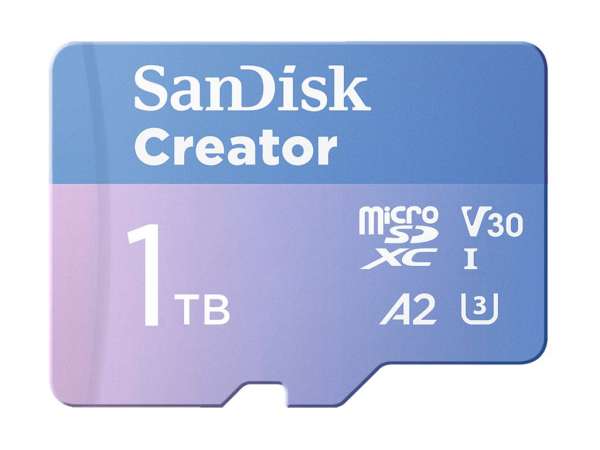 SanDisk Creator - Flash-Speicherkarte (microSDXC-an-SD-Adapter inbegriffen)
